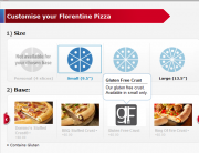 Domino's gluten free pizza