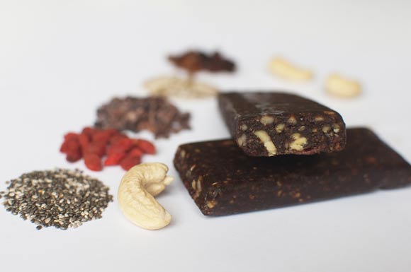cacao and cricket flour bar